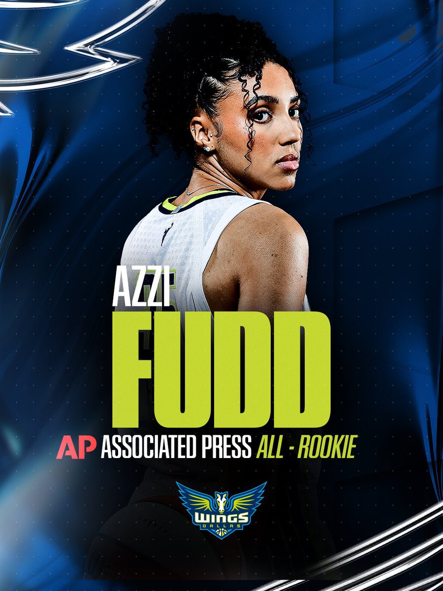 AzziReport's tweet photo. Congratulations Azzi on making The AP All Rookie Team!!! 🩷 https://t.co/10LCx4cshf