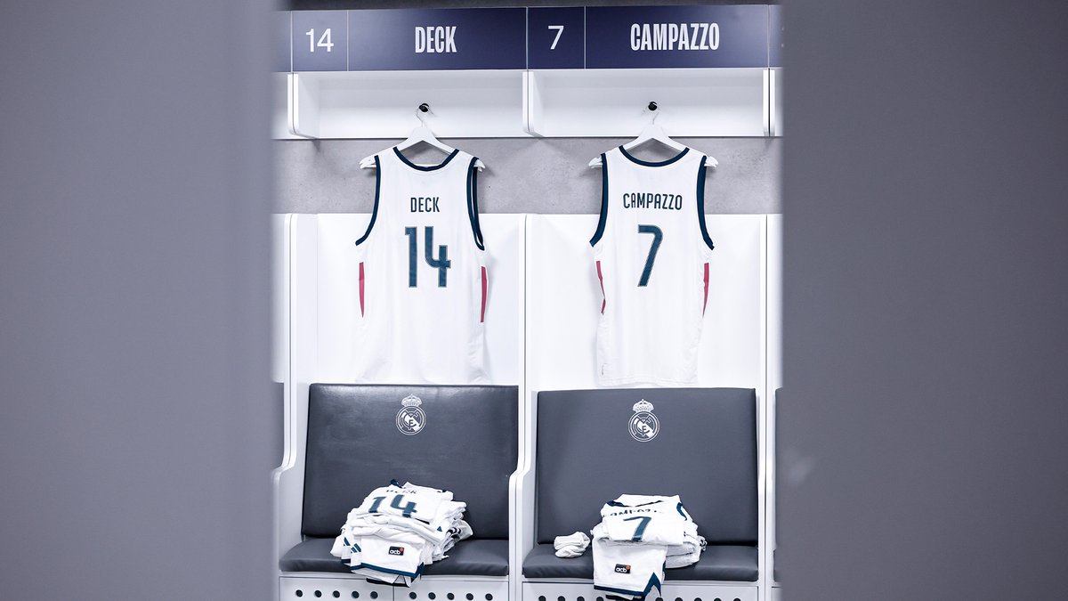 RMBaloncesto's tweet photo. Vestuario listo ✅ https://t.co/Owl063APe1