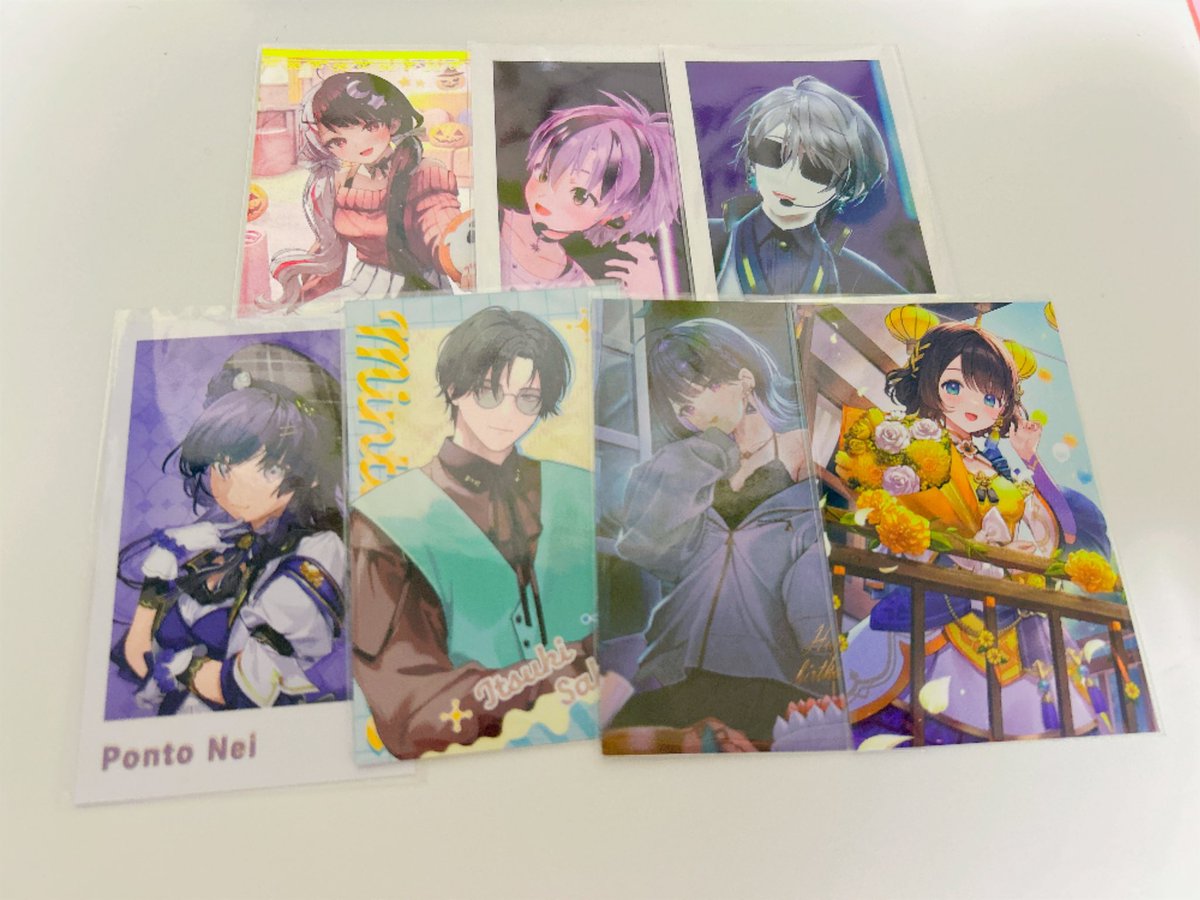 pomumochi's tweet photo. 譲渡 交換
MECHATU-A 1st LIVE Over Drive にじさんじ ランダムカード 🦸‍♂️

譲 画像参照

求 各400円+送料
1枚目上段は2枚目から2枚ずつ(🚺含め)
1枚目下段は2枚目から同数
お引き取りお願いいたします。
上段下段合わせてお引き取りください。
よろしくお願いいたします。 https://t.co/ZSup1gXWS9