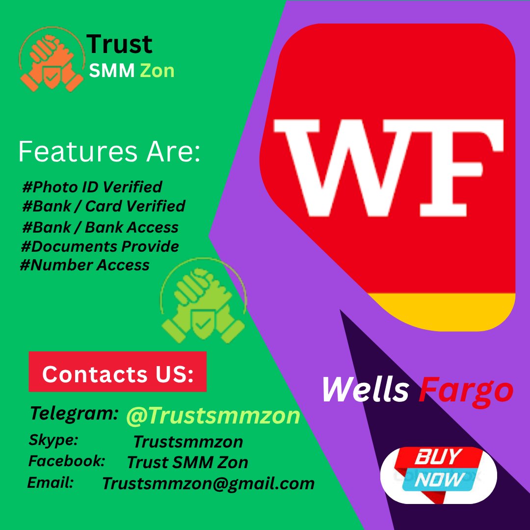 BadgettCan78218's tweet photo. Why You Should Avoid Buying Verified Wells Fargo Accounts

Required Services:
Telegram-  @trustsmmzon
WhatsApp-  +1(740) 707-9845
Gmail-  trustsmmzon@gmail.com

#Ireland #singapur #Denmark #Kenya #Germany #Sweden #Italy #Isrile #Norway #canada #England #USA #UK #Verified https://t.co/4BozmltpVZ