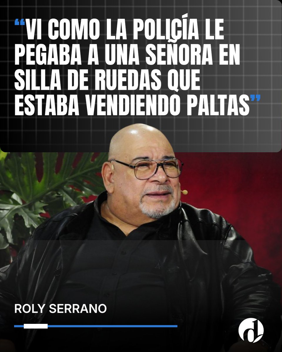 eldestapeweb's tweet photo. 🗨️"Veo cosas terribles"

🔴El actor Roly Serrano habló de la crueldad que se ve por parte de la represión constante del gobierno: "Supongo que hay cosas que regular, pero no así". https://t.co/uvlR9uJFCS