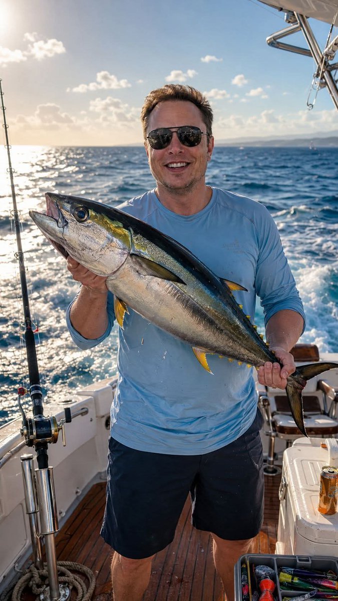 fanpage_fx's tweet photo. Be honest 👇 

If you could spend one day with Elon, what would you choose?

A. Fishing trip 🎣
B. SpaceX tour 🚀
C. Tesla test drive ⚡
D. X HQ visit 🐦 https://t.co/s6BxVbCNbZ