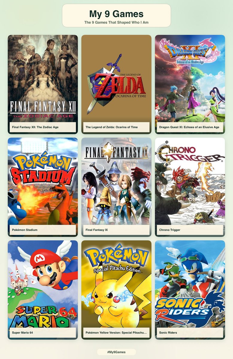 teddyfzp2's tweet photo. Me + my 9 games https://t.co/UH9xexWMi6