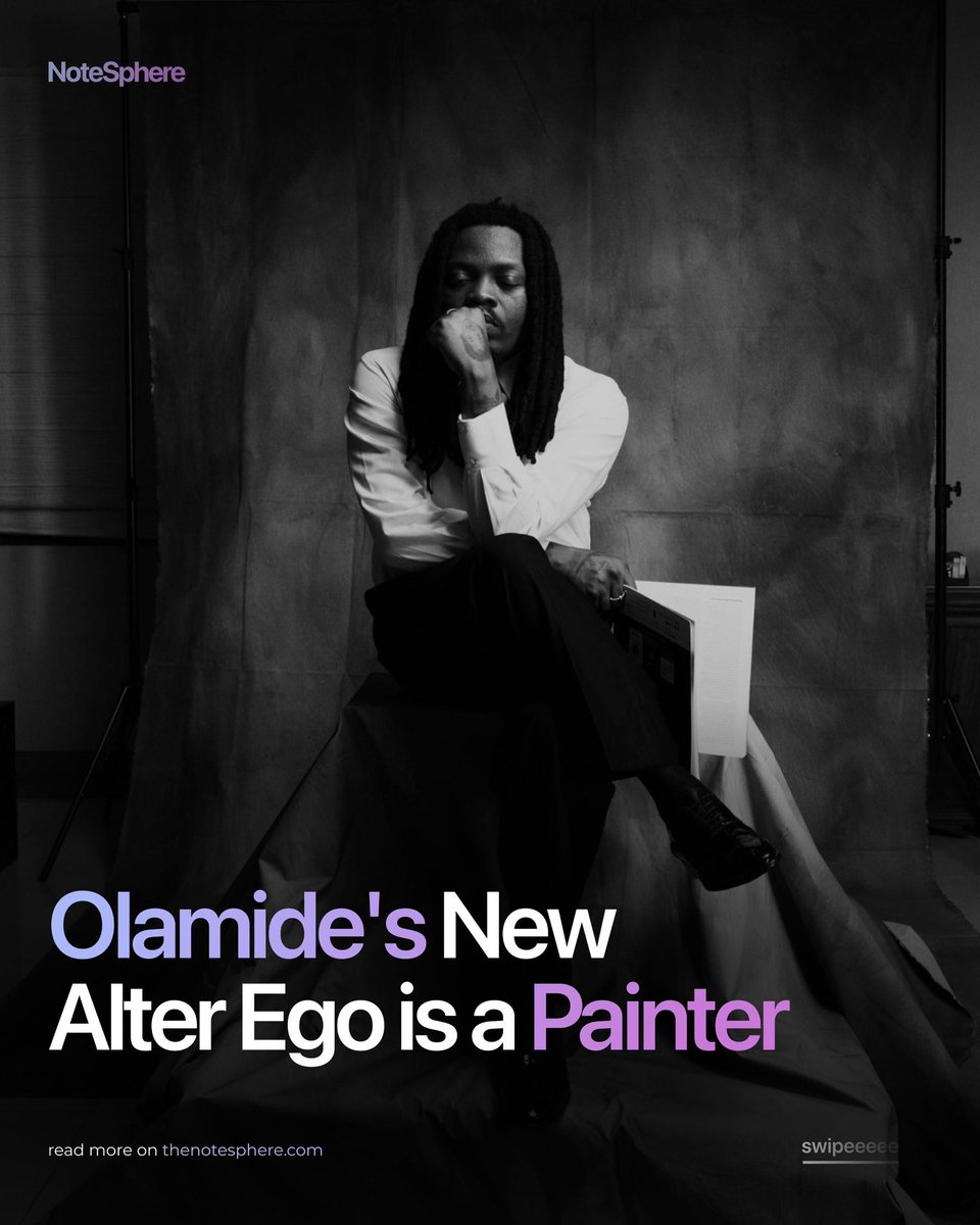 NoteSphere's tweet photo. Olamide has spent his career proving that no single title has to be permanent.

READ: https://t.co/SejkP864iA https://t.co/18yahjijGf