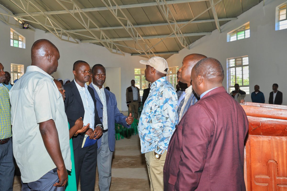 koske_felix's tweet photo. Later in the afternoon, we visited St Francis Catholic Church, Katanin, Ndalat Parish, in Mosop Constituency, Nandi County, to  assess the progress of the ongoing church construction.

Having been here earlier in the year, it was encouraging to return and see the new church building now over 80 per cent complete. It was fulfilling to see the support extended to the project translating into tangible progress. Once completed, the facility will provide an important centre for worship, fellowship for the congregation.