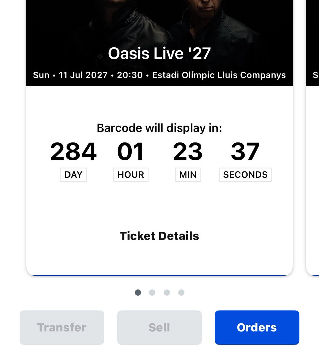 martaa_oteo's tweet photo. PARA LOS QUE NO HABÉIS CONSEGUIDO ENTRADAS DE OASIS⚠️🚨🚨
No os dejéis estafar!!!! Las entradas son intransferibles ahora de momento y los códigos de barras no se abren hasta que se acerque la fecha del concierto!!! Los lugares de reventa oficiales serán Ticketmaster y Twickets!! https://t.co/mp4Kdpi8Go