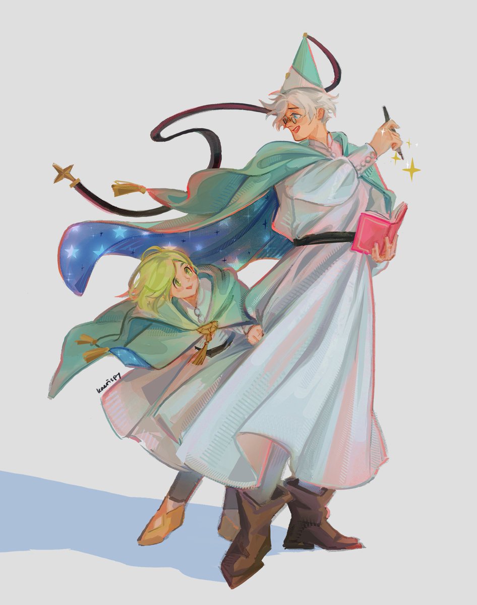 kaerispy's tweet photo. let's match dress with master #qifrey #coco #witchhatatelier https://t.co/skSfuYyAe7
