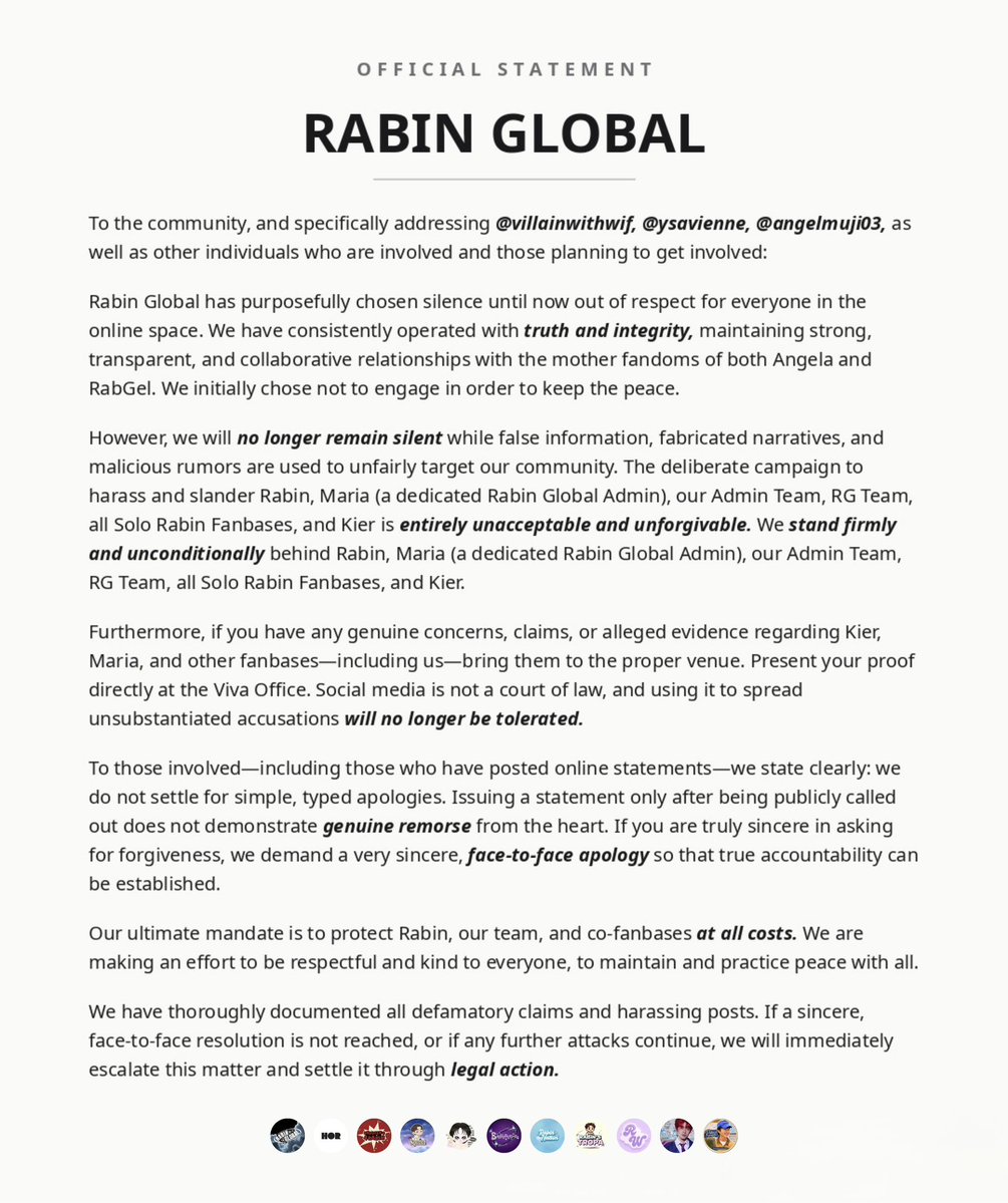 RABINGLOBAL's tweet photo. PLEASE TAKE TIME TO READ THIS CAREFULLY.

— RABIN GLOBAL, RG TEAM &amp; RABIN SOLO FANBASES. https://t.co/BP2BBSFUGH