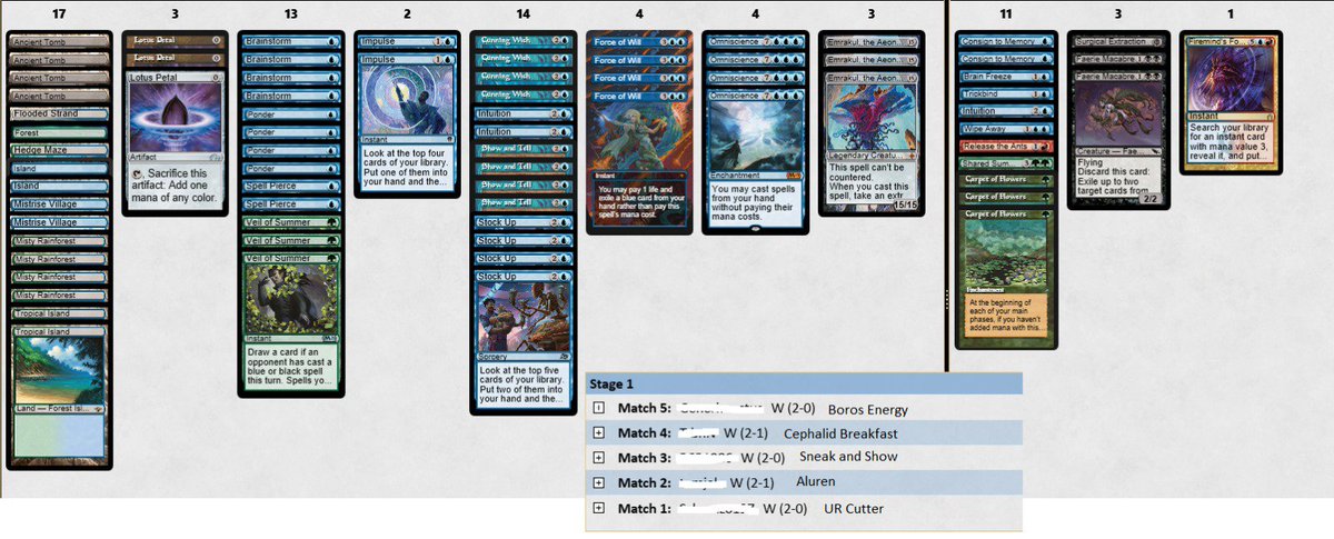 RikiCiurluini's tweet photo. Trophy 🏆 with the first Legacy deck, it hasn't changed much since back then, but it's still a bomb!
#MTGOLeague 
#MTGLegacy https://t.co/Q48Xi84d0r