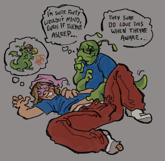 yummyburger101's tweet photo. cw dubcon, somno

was reminded i havent posted this here yet ..!! i have a whole fic based on it too ill put it in the replies #fapattackadventures https://t.co/bZKgiLOYRf