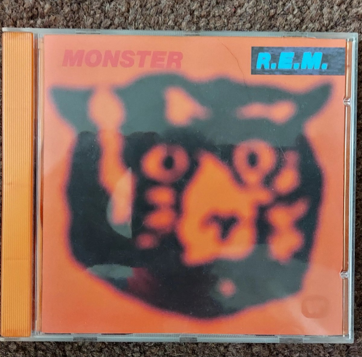 indiedino38's tweet photo. Now spinning: REM - Monster

Released this weekend in 1994. One of my all-time favourite albums, the excitement I got from hearing those first chords of 'Kenneth' never diminished over the rest of the album, or the 32 years since I bought the CD in these pics.

#REM #Monster https://t.co/SbLr7VWXw0