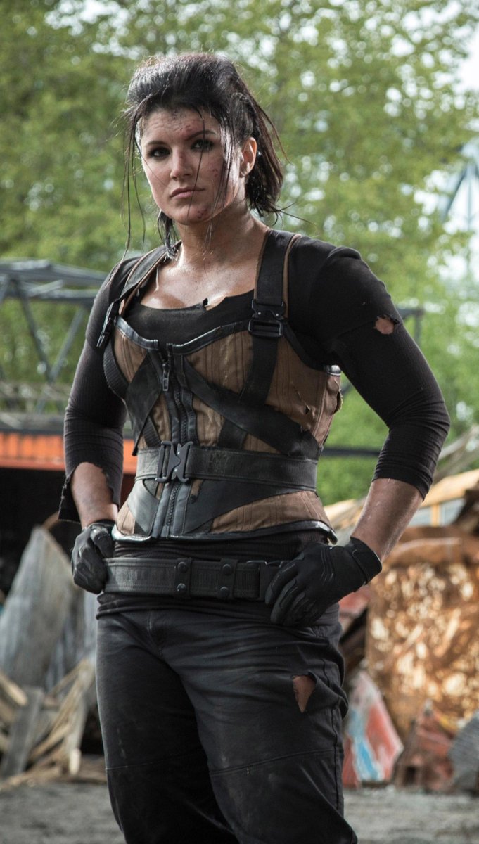 StarletVault's tweet photo. Gina Carano as Angel Dust in Deadpool vs Gina Carano in real life.

One was pure power.
The other still is. 🔥 https://t.co/tT9rytoyKn