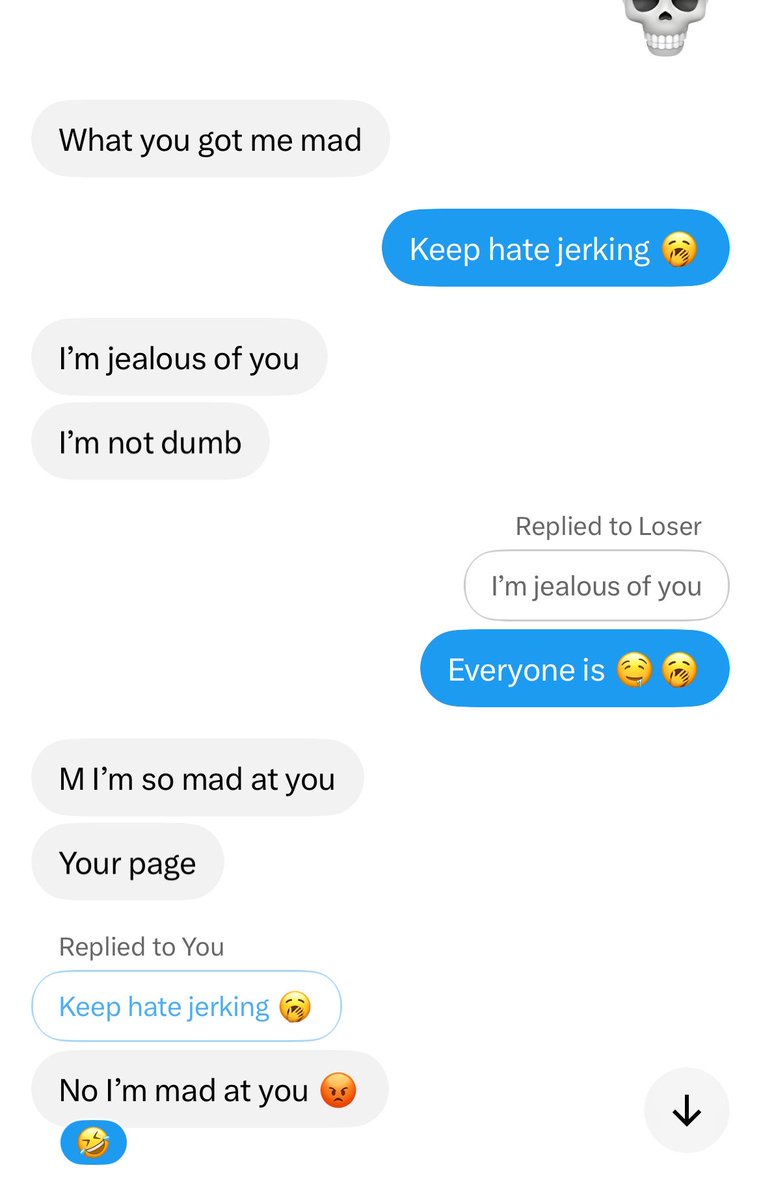 manScammequin's tweet photo. some tards js love talking to themselves 💀✌️🤡 https://t.co/ou2EDbhUA2