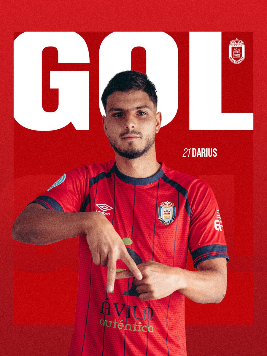 RealAvilaCF's tweet photo. 𝗚𝗢𝗢𝗢𝗢𝗢𝗟 🔴🔵

16’ | ¡Darius marca para el Real Ávila! ⚽️ https://t.co/PJ7NA7dp32