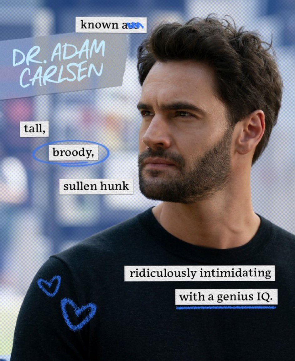 poppyndaisyy's tweet photo. Dr Adam Carlsen, the man that you are🫦 https://t.co/xqCOR2Dfph
