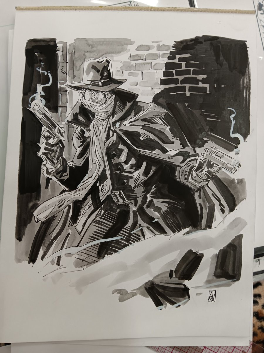 deankotz's tweet photo. Shadow commission from the last day of Baltimore Comic Con. https://t.co/cWFxbpqnQ1