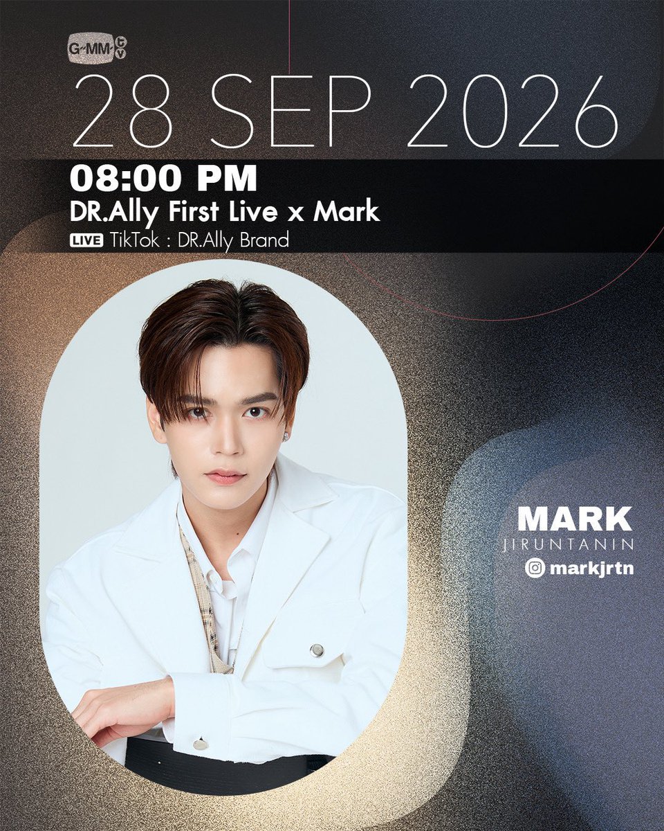 JuniorMarkTrend's tweet photo. -` KW & Hashtag announcement ´-

วันนี้มาฟังเคล็ดลับดูแลมาร์ค #markjrtn ในไลฟ์ https://t.co/v0noengJBh First Live x Mark กันนะคะ 🌛💙

🗓️ : 28 Sep 2026
🕐 : 20.00 | 8 PM
📱 TikTok Live : https://t.co/v0noengJBh Brand

Start trending 19.45 | 7.45 PM

— Keyword 🔑
MARKJRTN 1ST LIVE DRALLY

— Hashtag #️⃣
# DrAllyfirstlivexMark 
# DrAllyxMark

🖇️ https://t.co/AxwB1SGnKJ