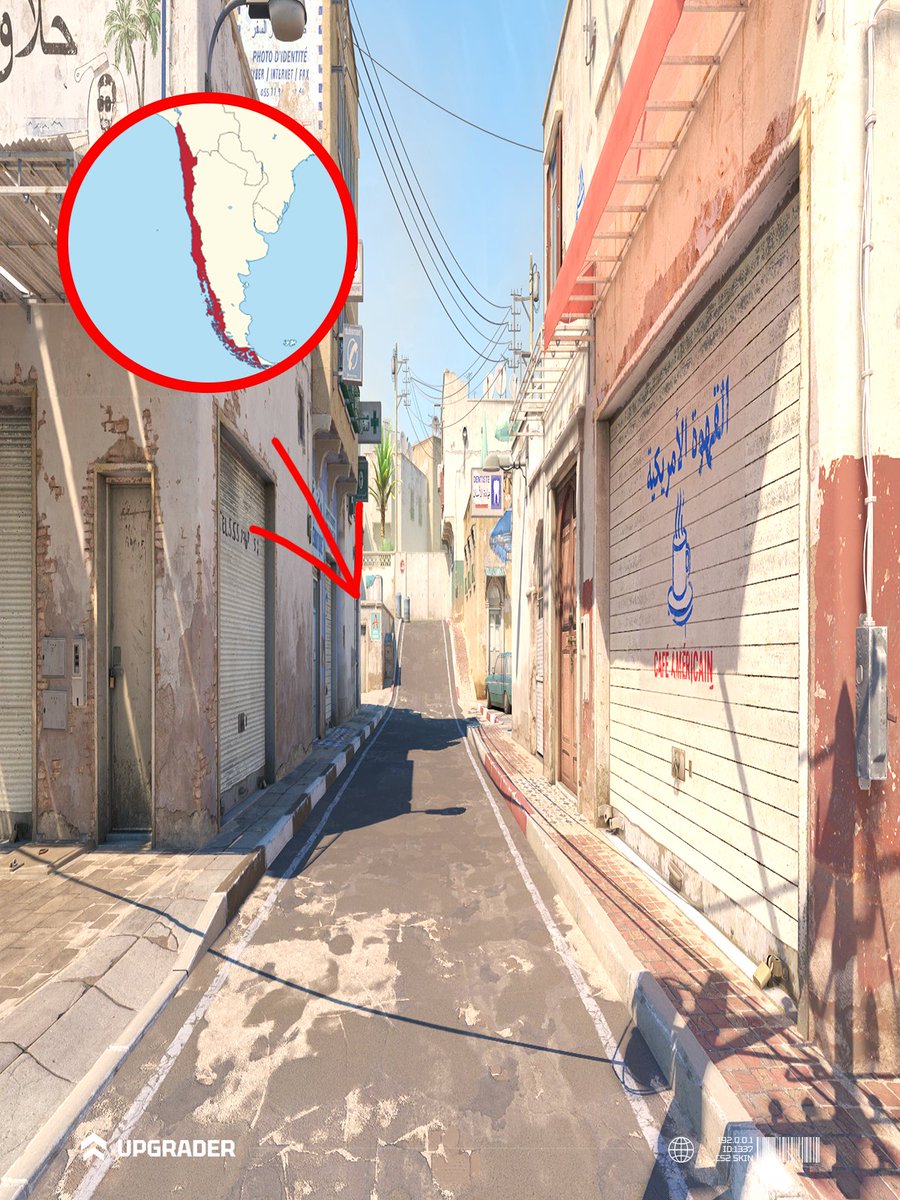 upgradercs's tweet photo. Long on Dust2 feels like Chile, especially when you rush https://t.co/xeGGIioQJU