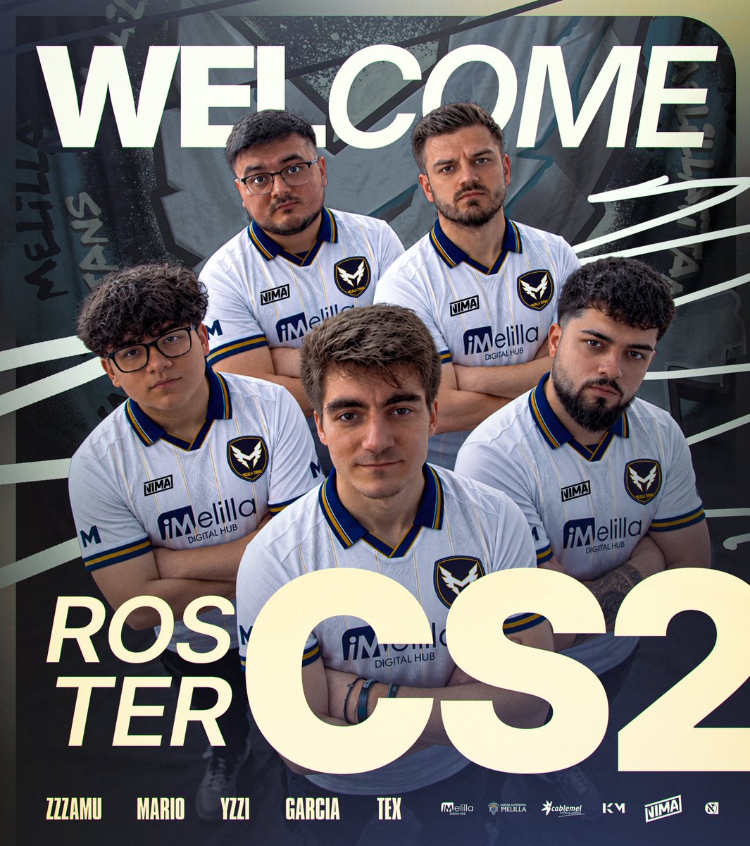MelillaTitans's tweet photo. 🔵 ¡NUEVO ROSTER DE CS2! 🔵

Desde Melilla Titans damos la bienvenida a nuestro nuevo roster de Counter-Strike ✅ 

Un nuevo proyecto, nuevas metas y las mismas ganas de representar a Melilla en la escena competitiva.

 Bienvenidos a vuestra nueva casa 🏡 

#OrgulloMelillense | #WeAreTitans