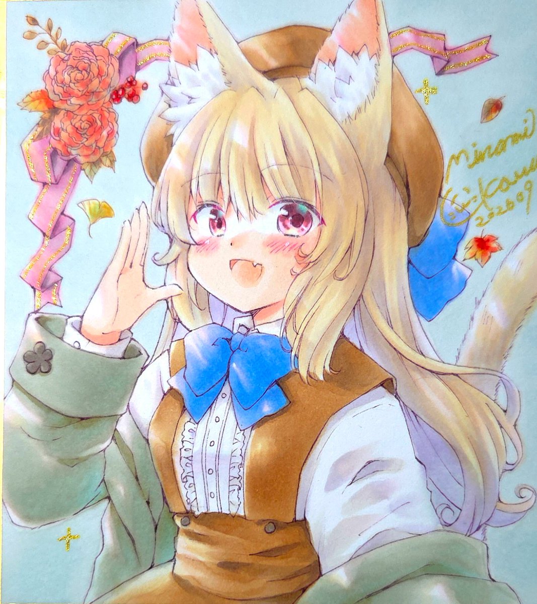 minami_kawa_'s tweet photo. 秋の猫ちゃん🐱
#コピック https://t.co/3uzemxNJh9