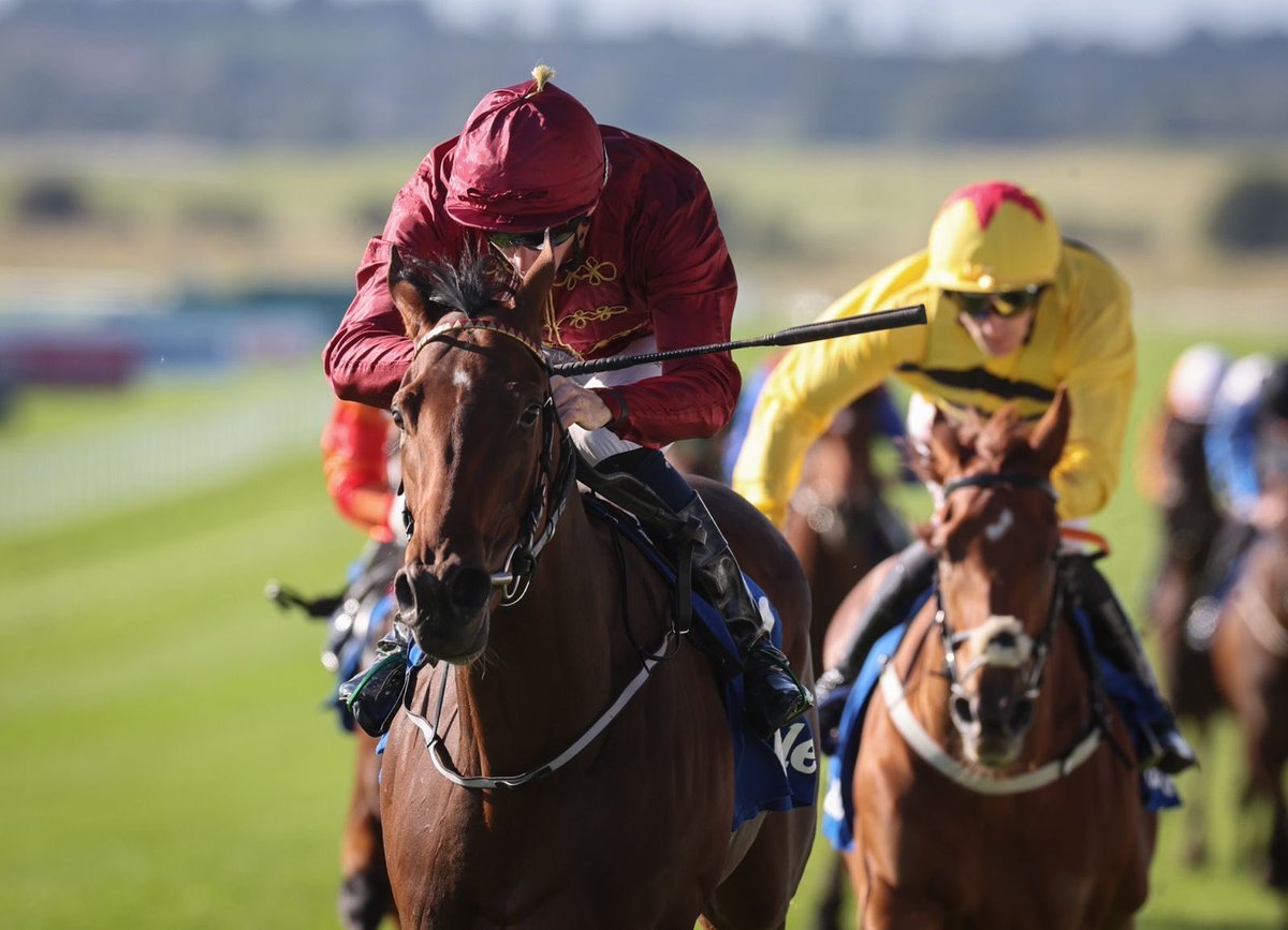 curraghrace's tweet photo. Group 3 honours for Curracloe🏆
Curracloe delivers a brilliant performance to land the @DarleyEurope Fillies Stakes (G3) for trainer @JohnnyMurtagh and jockey @BenCoen2 . 
A fantastic result for the winning team. Congratulations to all connections! 👏 https://t.co/QJ5cN74Vsu