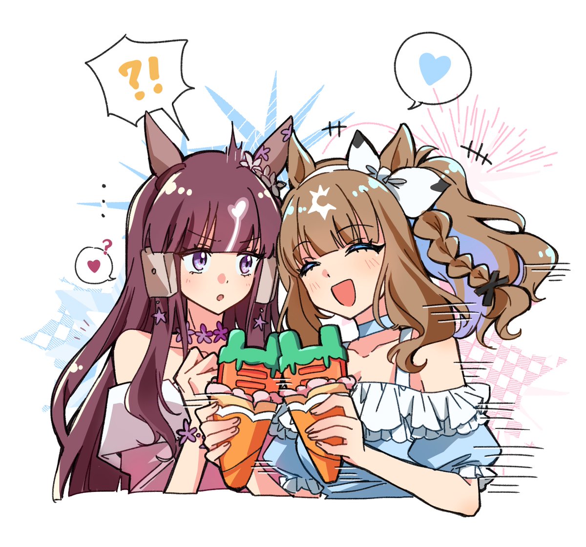 Ark_koiz35's tweet photo. 髪型交換🥰 https://t.co/cTxsyzuBda
