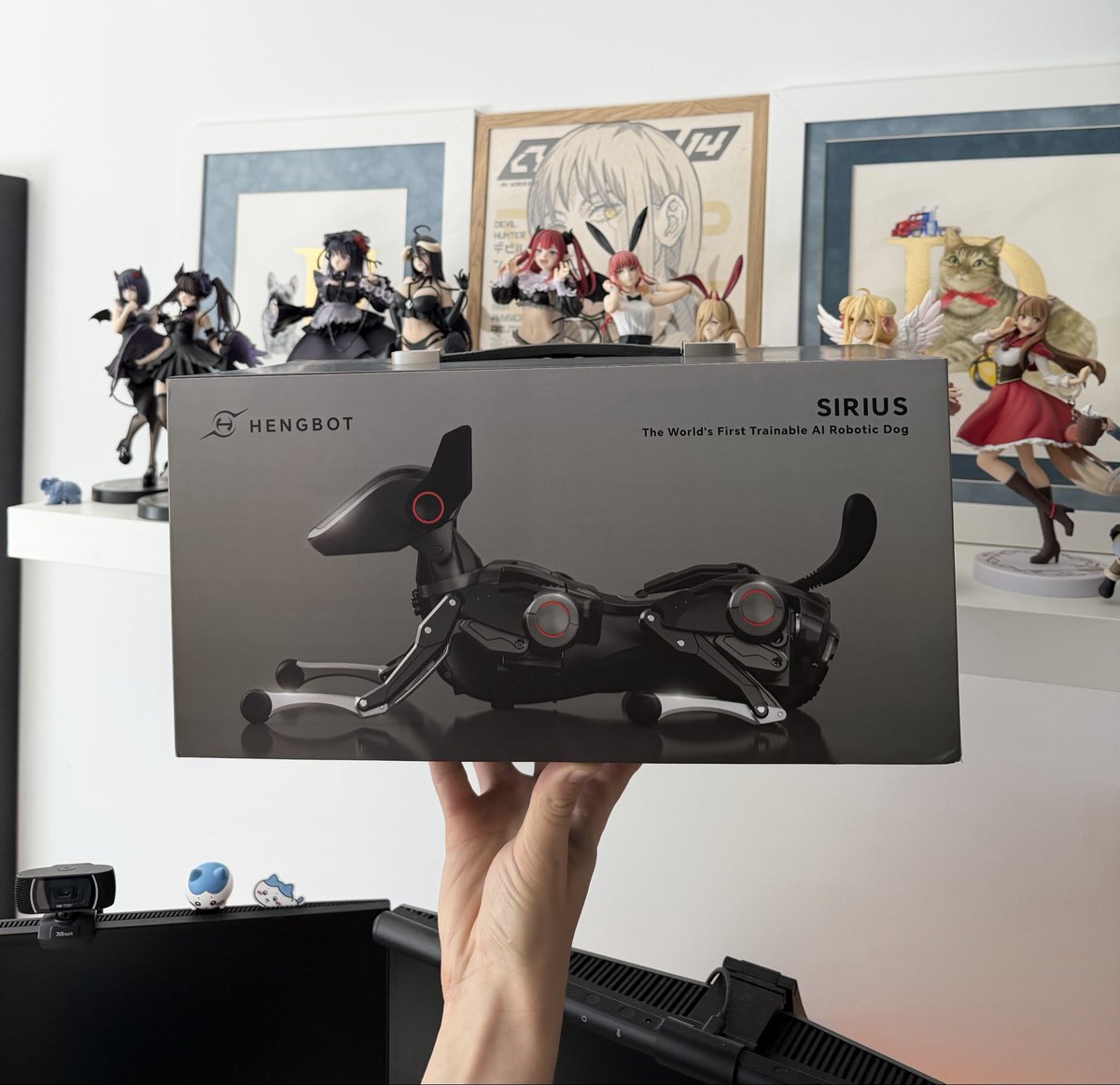 ArmadilloTechX's tweet photo. The @Hengbot_Sirius is finally here after we watched its development for three IFA expos 🐕‍🦺🐾 https://t.co/rbWjna5dVL