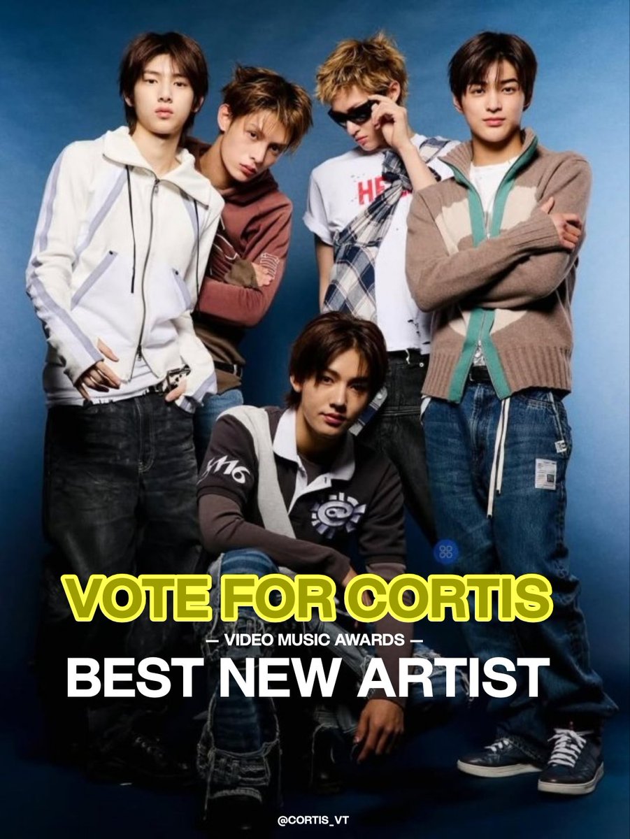 CORTIS_VT's tweet photo. 🚨 FINAL PUSH TO VOTE CORTIS FOR VMAs — BEST NEW ARTIST 🚨

COERS! Voting for VMAs "Best New Artist" is still ongoing. If you haven't cast your vote/s now is the time to maximize it!
🔗https://t.co/2I21mKX5st 🏆 

VMAs 2026 will be live broadcast tomorrow, (Mon) Sept 28, 8:30 AM KST 🇰🇷 

Note:
Best New Artist will still remain open even during the show and expected to close before announcing the category.