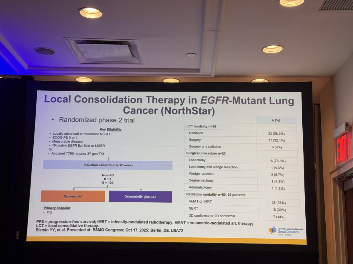 Dr. Estela Rodriguez (@Latinamd) — OLN Great Debates 2026 — Lung Cancer data slide 2