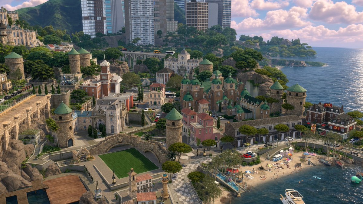 Zita1966z's tweet photo. My CAW Monarcy residence build  and new CAW world is coming along  .. Join me on my @Twitch stream in a few hours to see how it comes together and for a quick tour. @TwistedMexi  #Threads #Twitch #Sims4CAW #Sims4CreateAWorld #ts4cc #Sims4CustomContent 
My twitch link in my pinned tweet