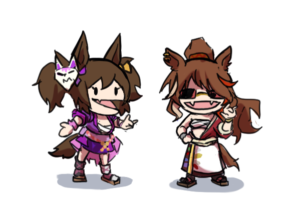 strograph21's tweet photo. Inari One and Yanko https://t.co/Yly5ql2XTo