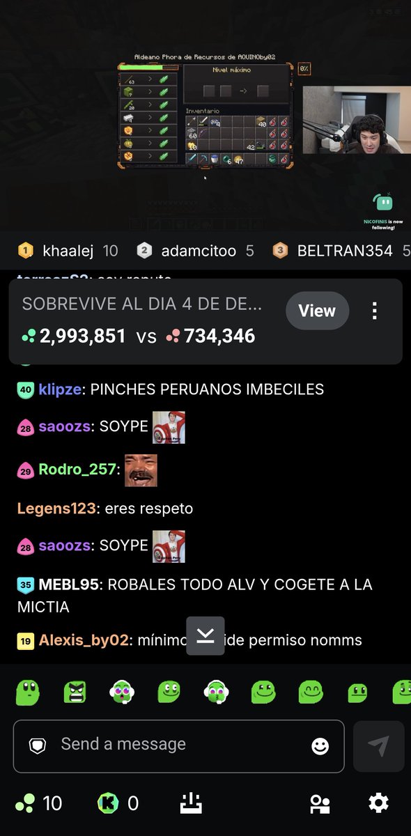 ggZap362's tweet photo. @FeliccD Pues obvio si hasta su chat son estos https://t.co/60MmdHFYG0