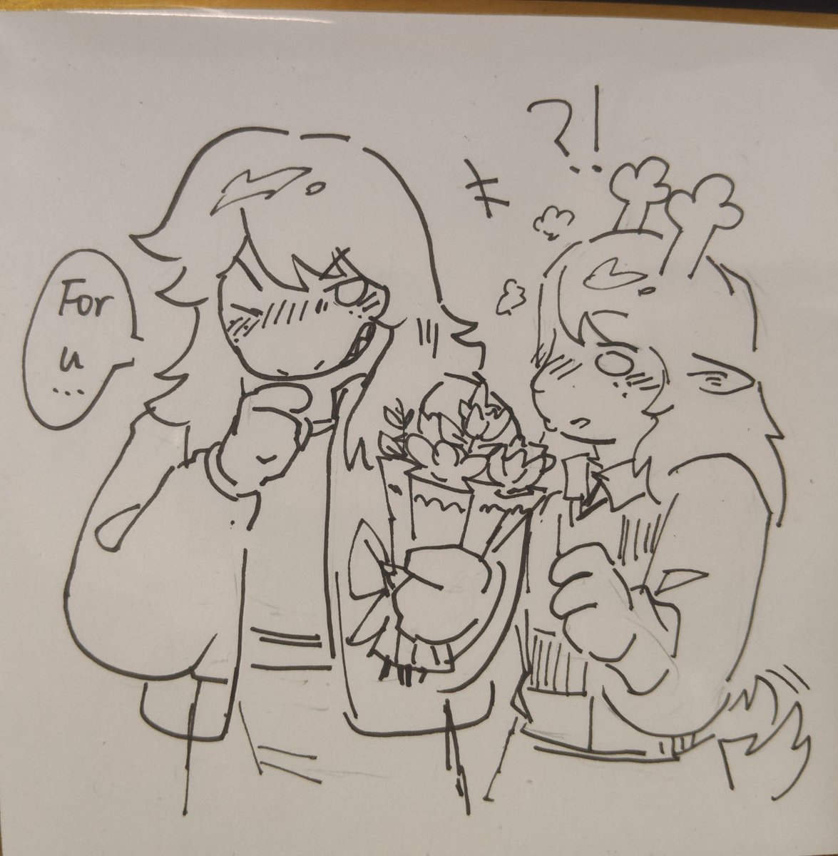 INKGLASSES's tweet photo. 去音乐会的无料……
#deltarune #susielle https://t.co/OE7Xc1qzyA