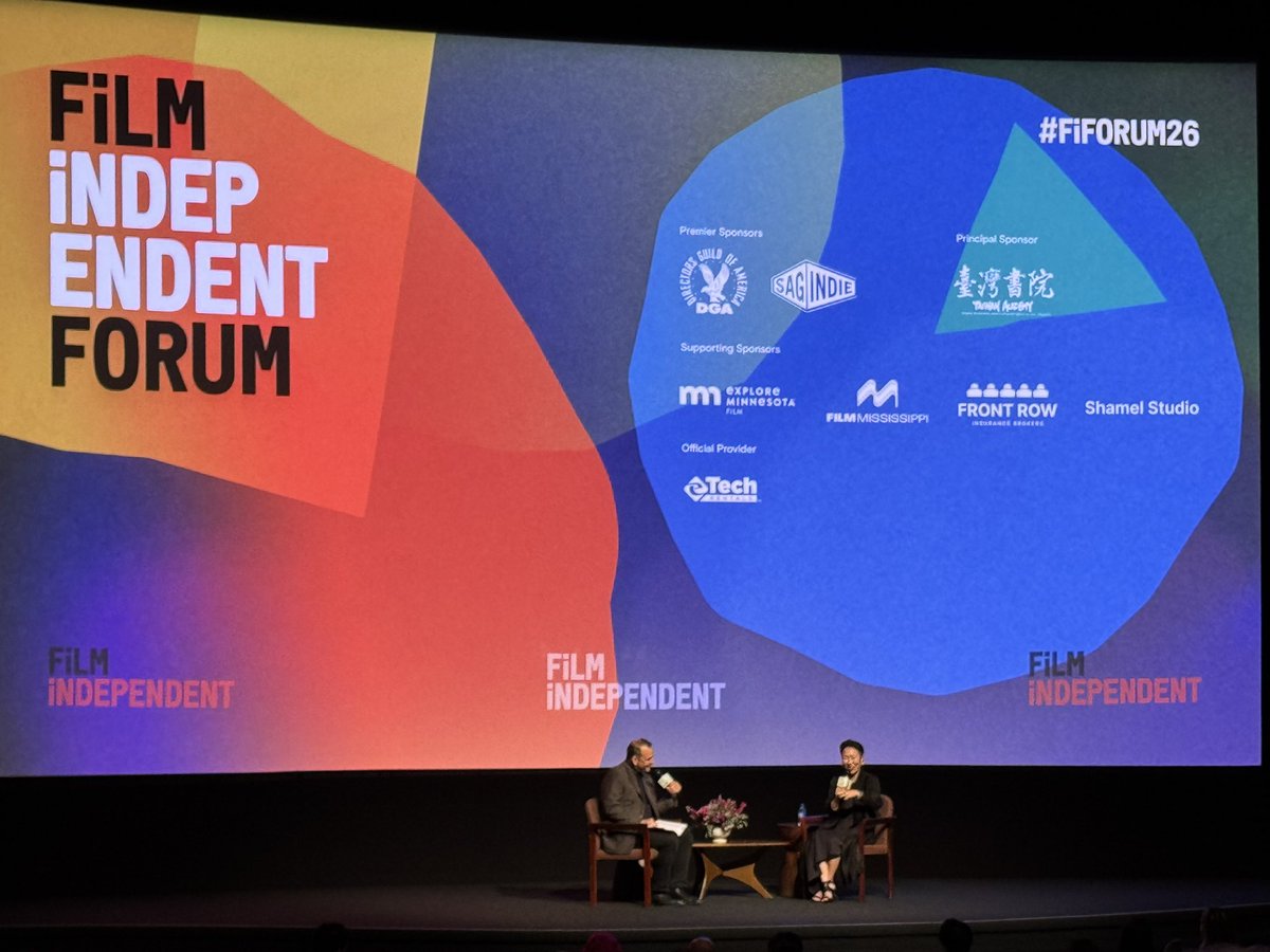 LouayKhraish's tweet photo. #FiForum26 Two inspiring days of bold conversations, brilliant filmmakers, and meaningful connections. A wonderful reminder of why independent storytelling matters and why creating spaces for artists to connect, learn, and be heard is so important. @filmindependent https://t.co/ZYuSJx5T37