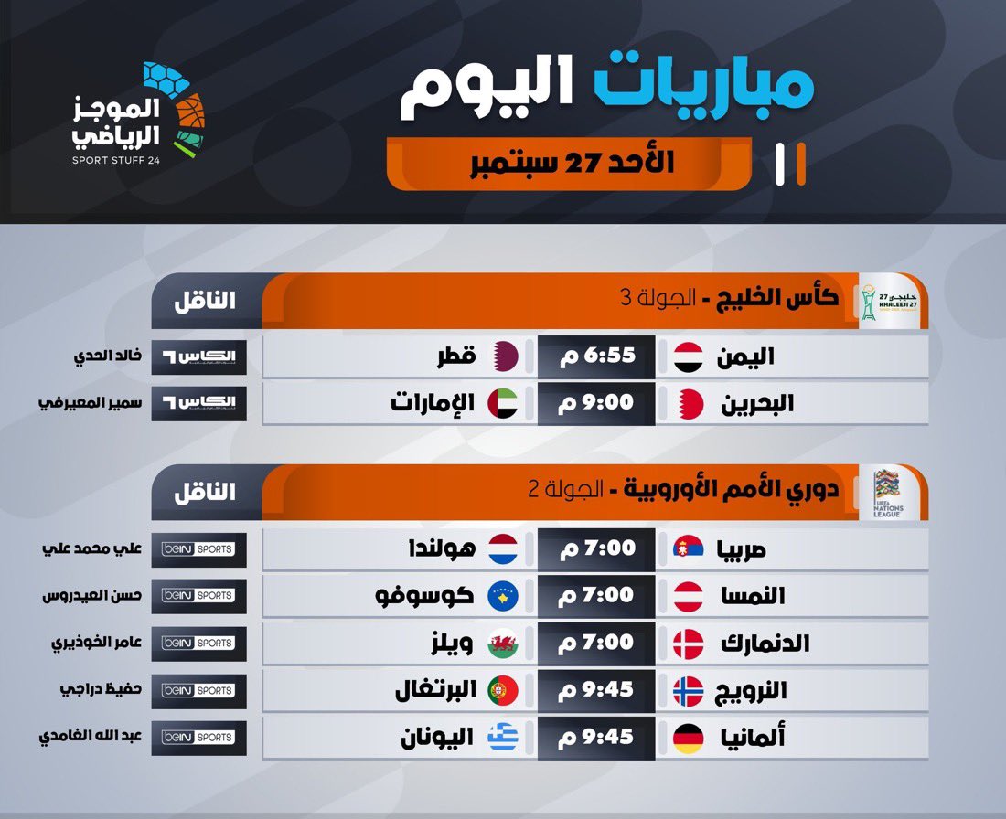 M0dstore7's tweet photo. لا تفوت مشاهدة ابرز مباريات اليوم مع مود ستور🥶🔥

• 🏆 كأس الخليج 
• 🏆 دوري الامم الأوروبية 

للطلب: https://t.co/6l0TIei2EL

#خليجي٢٧ #دوري_الأمم_الأوروبية https://t.co/LlHIkUd9Ni