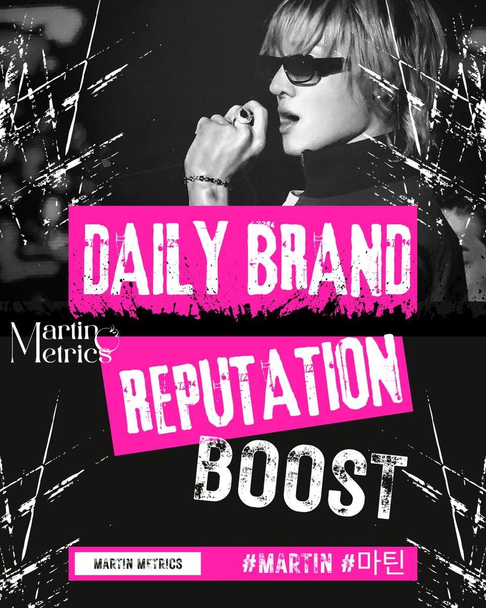 martinmetricsvn's tweet photo. [260928] DAILY BRAND REPUTATION BOOST FOR MARTIN

🛎️ Goal: 300 Replies & 220 Likes

✨Search “Martin Cortis” or “코르티스 마틴” on:

🔗Gg: https://t.co/ARqDmYeP0Z
🔗Naver: https://t.co/noL1ruSrlE
🔗Youtube: https://t.co/KHLdt8g3JJ

To praise, encourage, and show love for Martin. This can be done in English or Korean with hashtags.
#MARTIN #마틴 
———
✨Stream Fancam on Youtube:

🖇️Link: https://t.co/J69IHczbFr (Target 100k)