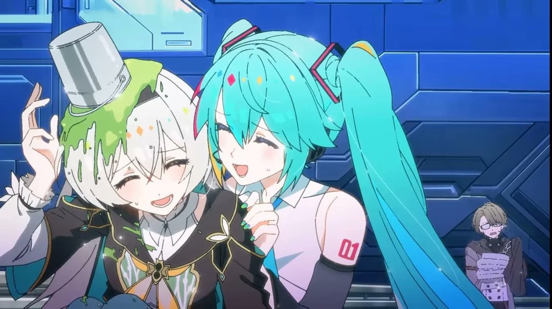 MiginoShiko's tweet photo. I really love this interaction. She looks so sweet here. https://t.co/eY6hpS6yph