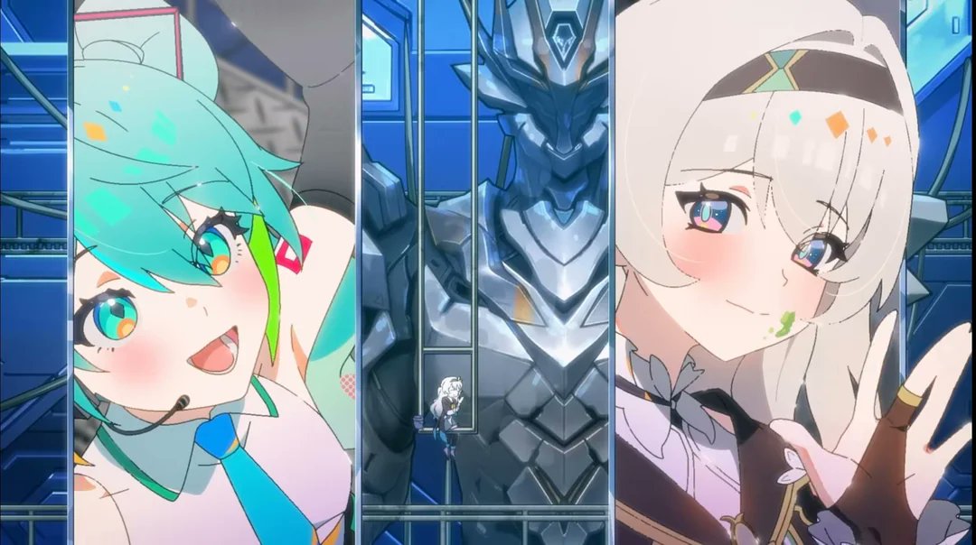 MiginoShiko's tweet photo. I really love this interaction. She looks so sweet here. https://t.co/eY6hpS6yph