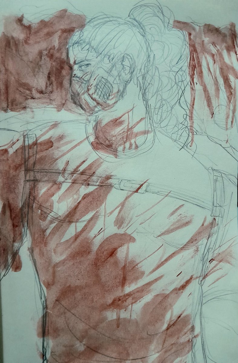 shtwtknight's tweet photo. Blood art I did with my oc. :3 #shtwt #ouchietwt #slittwt https://t.co/0MHM4Sb9jm