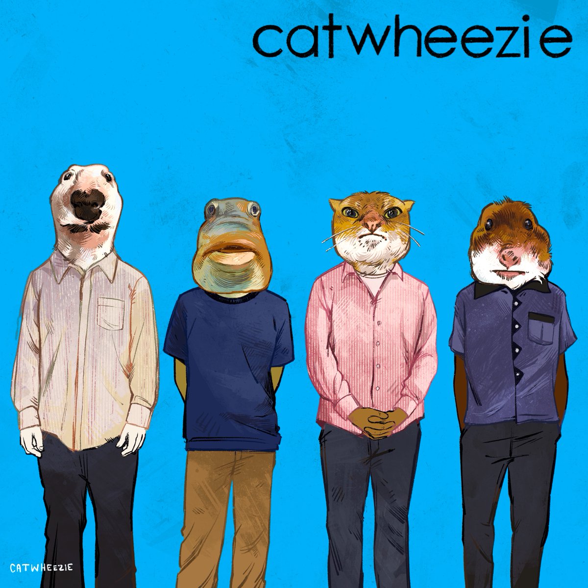 catwheezie's tweet photo. I'm seeing @Weezer tonight... So i needed to share this old drawing i did https://t.co/ycFZwyDO6Q