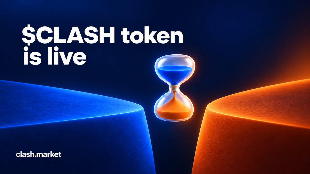 clashdotmarket's tweet photo. The wait is over. $CLASH is live. ⏳

Opportunity lives in the gap. Make your move.

Pump CA: DjNVSET9PoHi6yGFWdryDKQsZcJu2BLWgMWL5q9qpump

PONs CA: 0x85ed910189492b3d3abfc3e83c318cad2d9ace81
https://t.co/IIlB6I9bn6 https://t.co/GBuAVdx4GJ