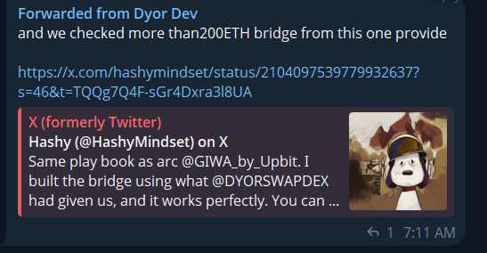 HashyMindset's tweet photo. btw this is a total lie, only 7 eth went through my website, the niggas is holding the rest of the money and lying. @DYORSWAPDEX is scamming yall pls check for ur self on my site logs https://t.co/1LSQ7tHit1