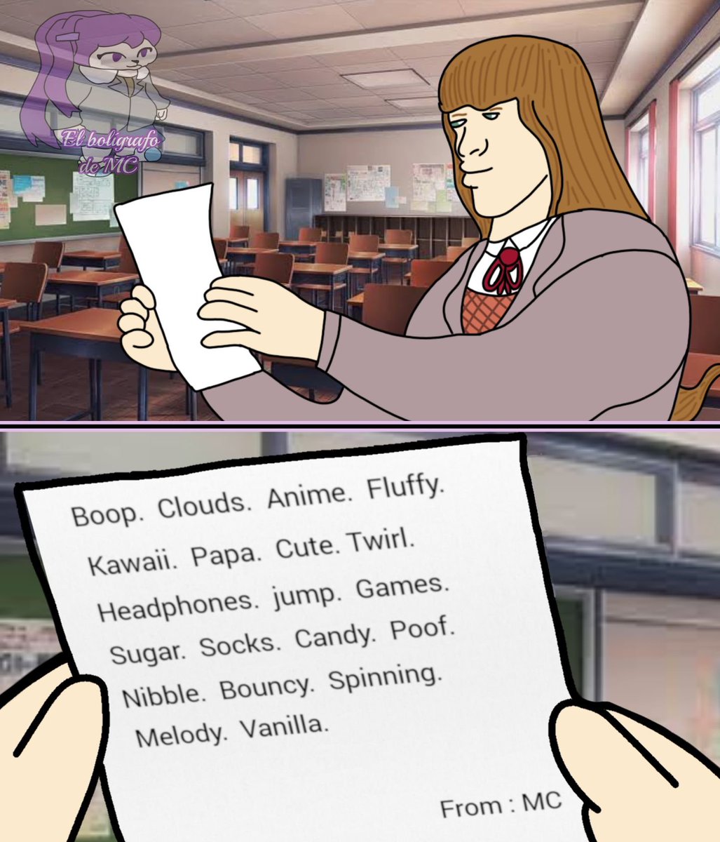 ElBoligrafoDeMC's tweet photo. #DDLC #Memes #DokiDokiLiteratureClub https://t.co/M0K0desxnt