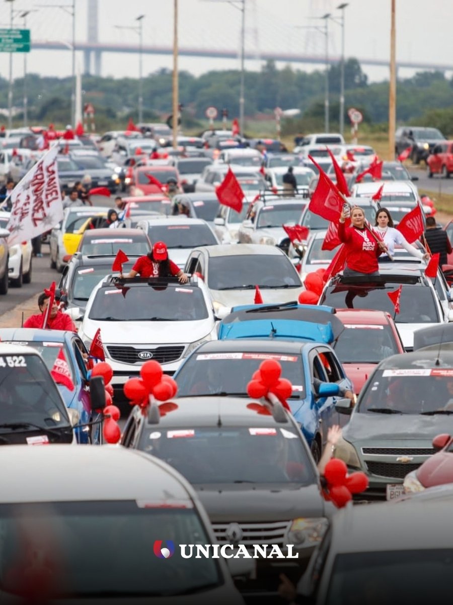 Unicanal's tweet photo. 🚗 Camilo Pérez encabezará caravana por Asunción

➡️ El candidato a intendente encabezará este lunes 28 de septiembre una caravana por las calles de Asunción, en el tramo final de la campaña.

📍 La movilización partirá a las 16:00 desde la entrada del Club Mbiguá, en la Costanera Norte, con la participación de concejales y dirigentes de la Lista 1.

#Unicanal #VaConVos