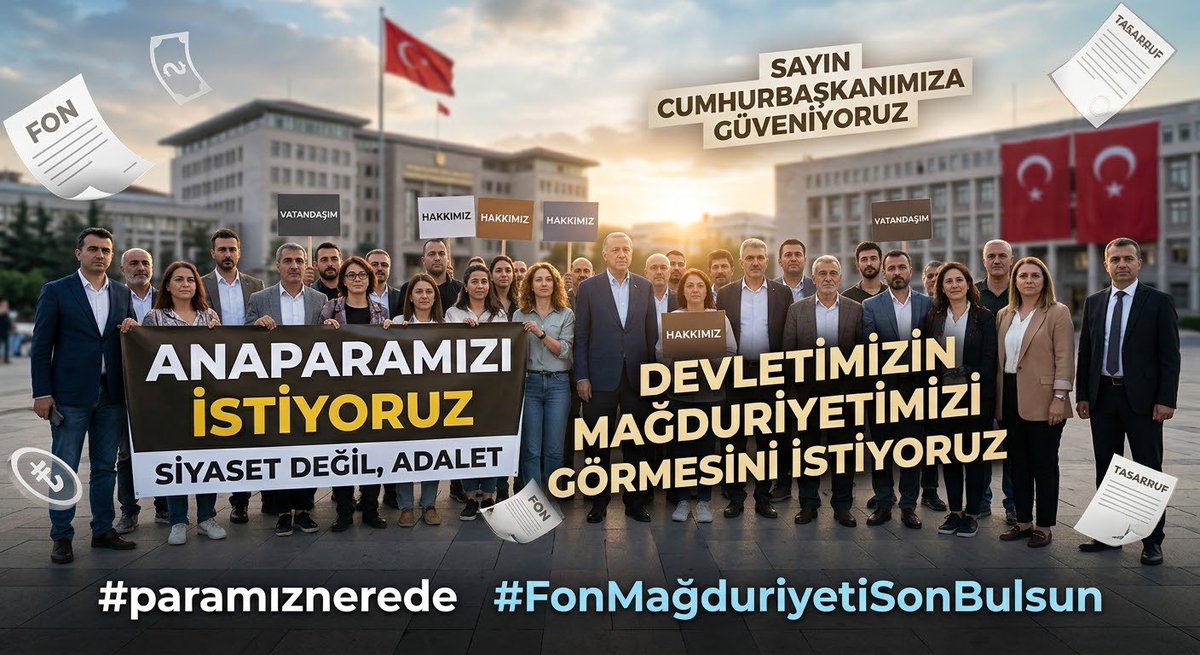 fonmagduriyeti's tweet photo. ✅ Bu ülkenin bir vatandaşı olarak tek isteğimiz anaparamız, biz siyaset yapmıyoruz, kimsenin karşısında değiliz. 

✅ Devletimizin bizim mağduriyetimizi görmesini istiyoruz. Ve sayın Cumhurbaşkanımıza güveniyoruz.

#paramıznerede #FonMağduriyetiSonBulsun https://t.co/JtT3CvPHGQ