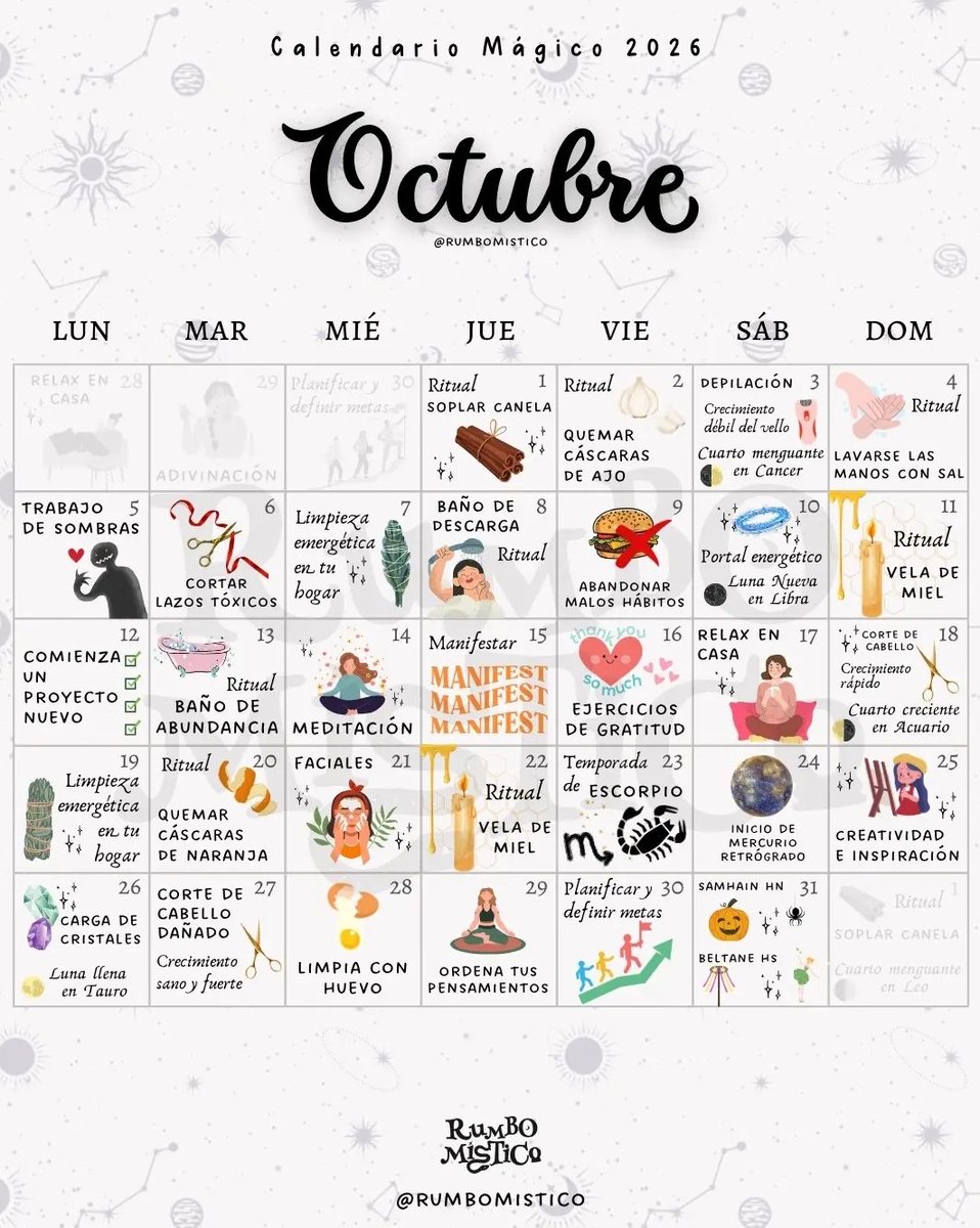 eltarotde_agos's tweet photo. Calendario de Octubre 😍🎃🎃🎃 https://t.co/0ZbMn7Gykp
