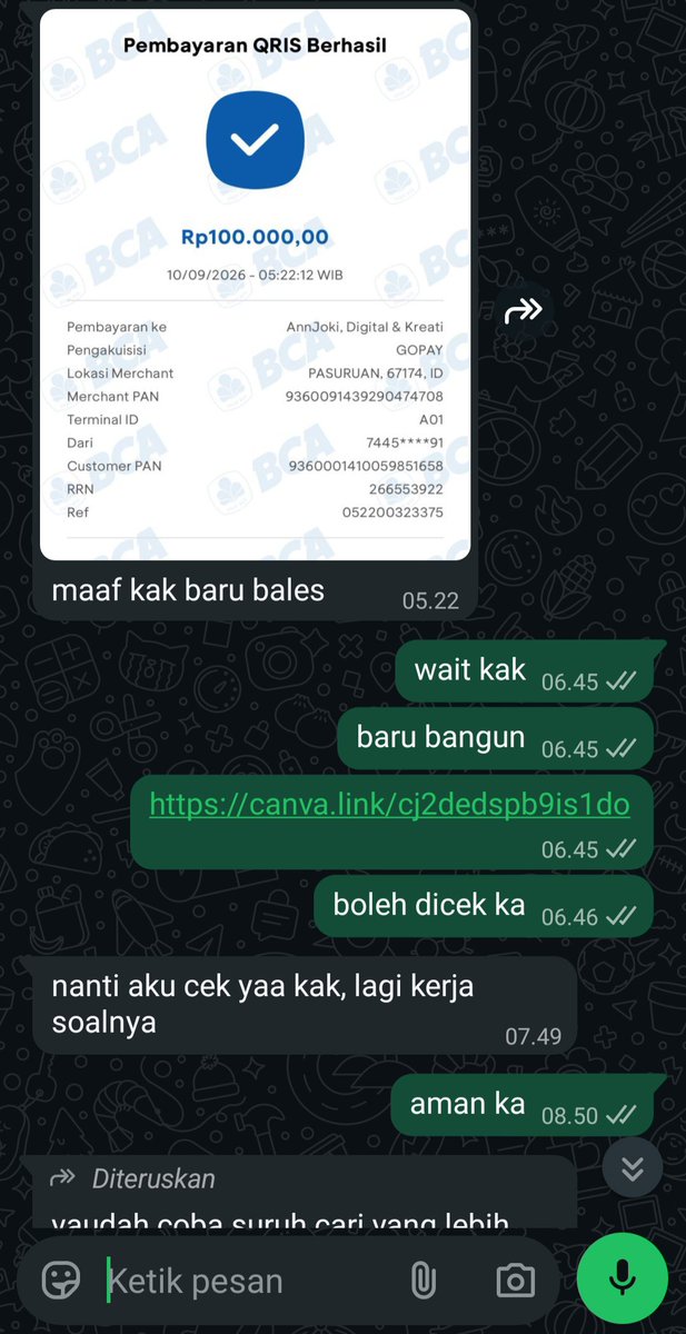 HakinyaLuffy's tweet photo. Testi Joki PPT https://t.co/REhZxzhyXs