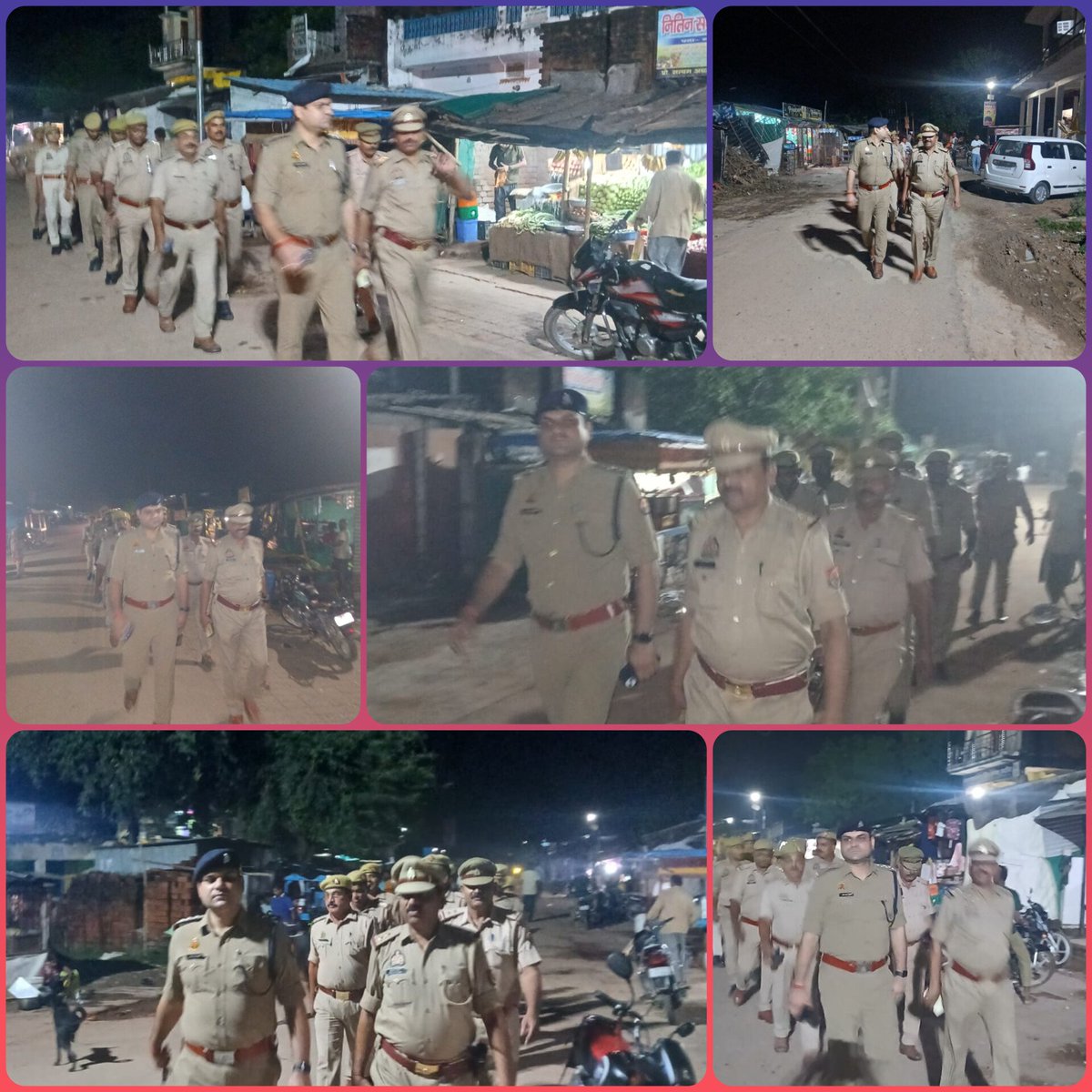 bandapolice's tweet photo. #bandapolice जनपद में शांति एवं कानून व्यवस्था तथा आम जनमानस में सुरक्षा की भावना सुदृढ़ बनाए रखने हेतु क्षेत्राधिकारी बबेरू #कृष्णकांत_त्रिपाठी द्वारा थाना मरका पुलिस के साथ थाना मरका क्षेत्र में पैदल गश्त कर संदिग्ध व्यक्तियों/वाहनों को किया गया चेक।
#पलाश_बंसल
#UPPolice https://t.co/6SpQZMtXUG