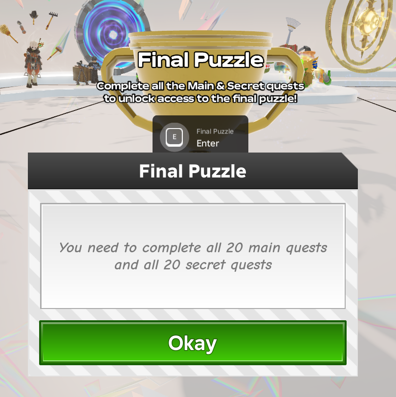 MilosNamo's tweet photo. What is this Roblox the Hunt. I have completed all the quests, I got the bagdes but i cant enter.
username: sergi377477
#robloxㅤ #robloxthehunt https://t.co/544xesmxQh