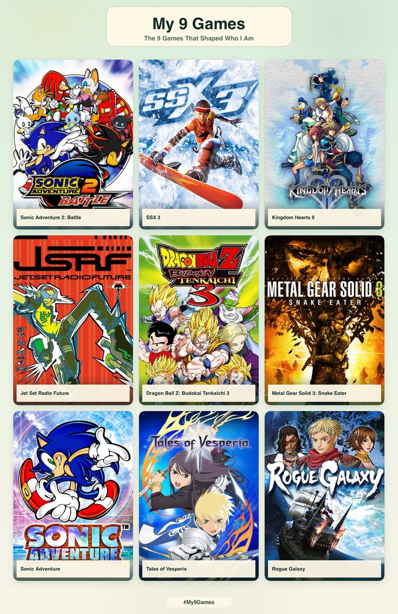drim1017's tweet photo. 9 Games That Shaped who i am 
HM:
Pokémon Rubis Omega
Ready 2 Rumble Round 2
Animal Crossing New Horizons
Power Stone 2 https://t.co/0iCwhTGqww